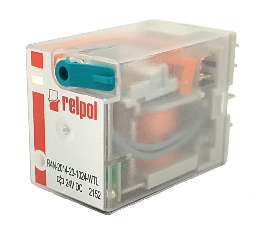 RELPOL 4P 24V DC R4N-2014-23-1024-WTL przekaźnik