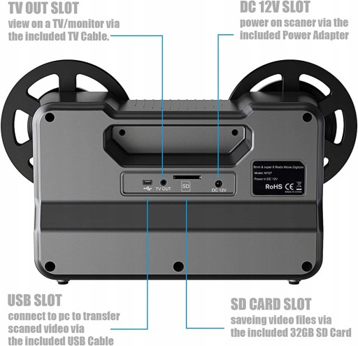 MOVIE DIGITIZER 8-миллиметровый пленочный сканер