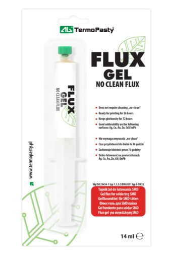 Флюс гель-флюс FLUX 14мл SERWIS RTV PC LATOP пайка