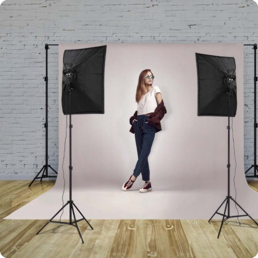 Светодиодная лампа для софтбокса Softbox 2x50 Вт Набор студийных штативов для фотографии