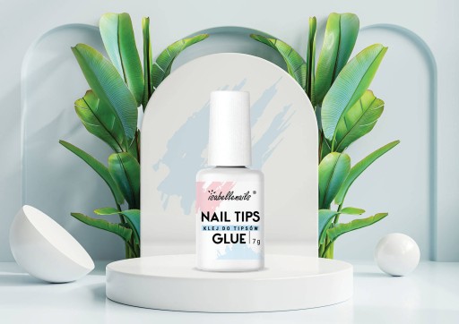Isabellenails Klej w Pędzelku Do Tipsów Ozdób Bardzo Mocny szybkoschnący