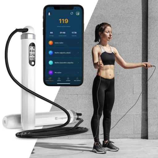Умная Bluetooth inSPORTline умная скакалка