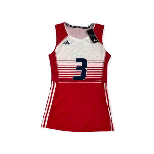 Красная футболка USAV HP 3 Adidas VOLLEYBALL S