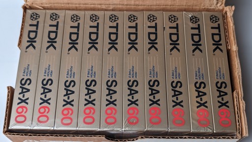 TDK SA-X 60 1985 года, Япония. НОВЫЙ 1 шт.