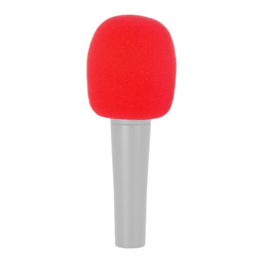 Универсальный губчатый чехол для микрофона SHURE, красный