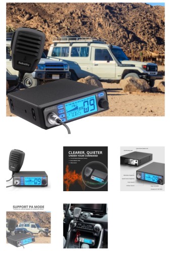 Radioddity CB-500 Портативный мобильный радиопередатчик CB с понижением