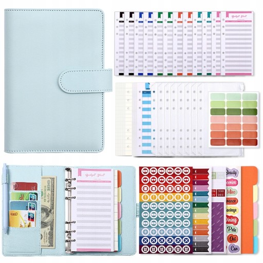 Блокнот Budget Binder A6 с прозрачным кольцом на кольце