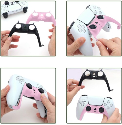 РОЗОВАЯ ПЕРЕДНЯЯ ПАНЕЛЬ, ДЕКОР КОРПУСА ДЛЯ PS5 PAD РАСПРОДАЖА!