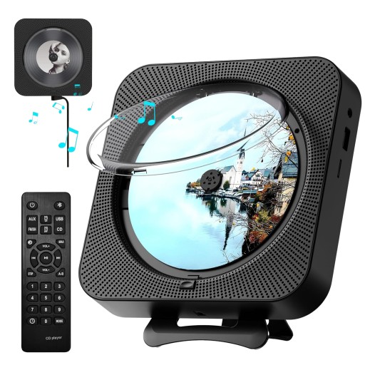 CD-ПЛЕЕР BLUETOOTH 5.1 ВЕРСИЯ С 6 РЕЖИМАМИ ПОДСВЕТКИ 165×165×30 мм