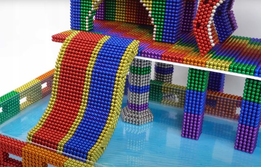 МАГНИТНЫЕ ШАРИКИ NEOCUBE BLOCK 512шт 5мм ЦВЕТ
