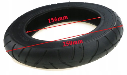 2 x wzmocniona opona 10” Wanda 2 do hulajnogi Xiaomi CZERWONA