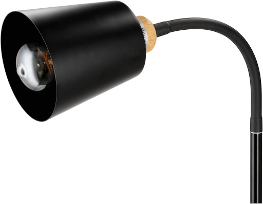LED ТОРШЕР 150СМ ЧЕРНЫЙ LOFT 1xE27 с выключателем