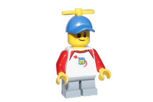 M1*LEGO CITY ФИГУРА cty1015 ШЛЯПА С ПРОПЕЛЛЕРОМ ДЛЯ МАЛЬЧИКА, НОВАЯ