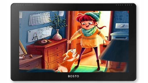 Графический планшет BOSTO 2в1 с WINDOWS Studio 16HDT