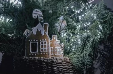 Елочное украшение с кистями и проволокой, 220В COLD LED