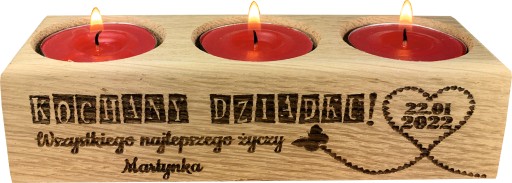 ПОДАРОК ​​БАБУШКЕ И ДЕДУШКЕ ДЛЯ СВЕЧИ С ГРАВИНОЙ