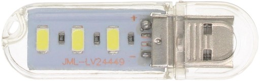 Мини-USB-лампа, 5 В, 3 светодиода SMD, USB PowerBank