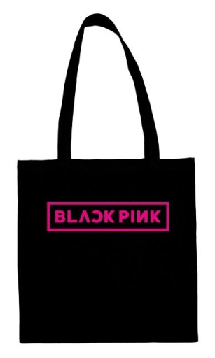 Blackpink torba na zakupy K-pop czarna Black Pink