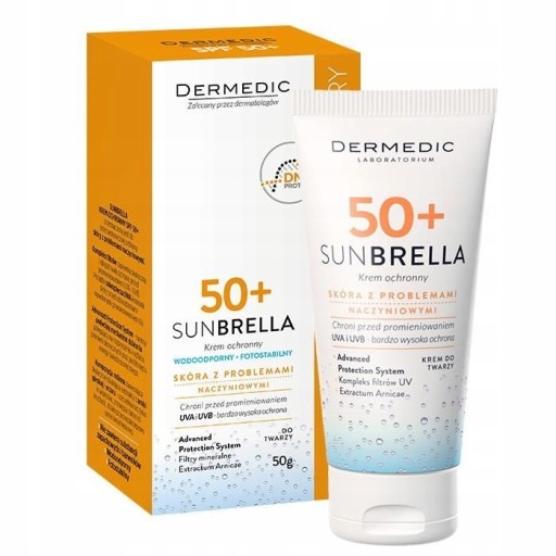Крем DERMEDIC SUNBRELLA spf50+ для жирной кожи 50г 14