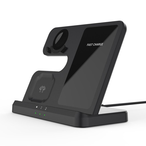 Быстрое индуктивное беспроводное зарядное устройство для Samsung 3в1