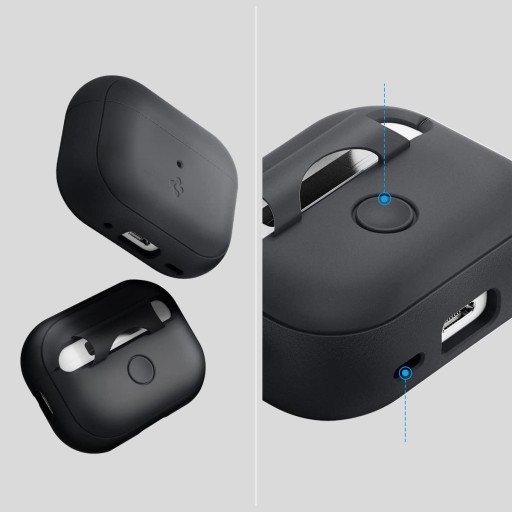 Etui silikonowe Spigen do AirPods Pro 2, + pasek