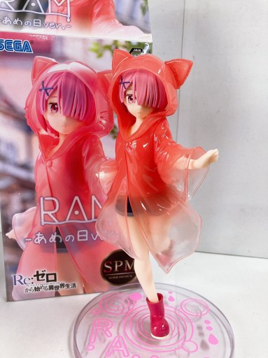 Аниме РИСУНОК Re Zero Ram Rain Ame no Hi Ver SEGA