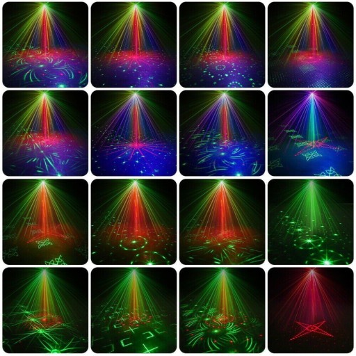 Светодиодные сценические светильники RGB DISCO Beam Projector