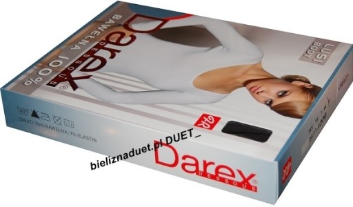 Боди DAREX Белый Черный LUSI 100% ДЛИННЫЙ РУКАВ * XL