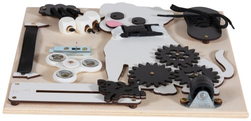 Сенсорная манипулятивная доска Montessori 9in1