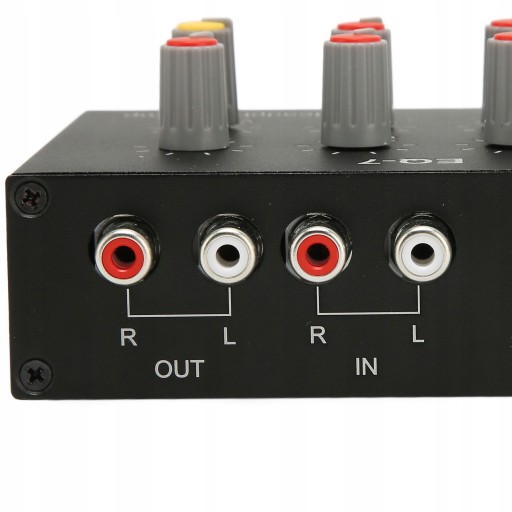 7-полосный цифровой эквалайзер RCA DC5V-12V