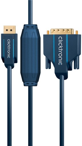 CLICKTRONIC DisplayPort DP - кабель DVI-D (24+1) 3м