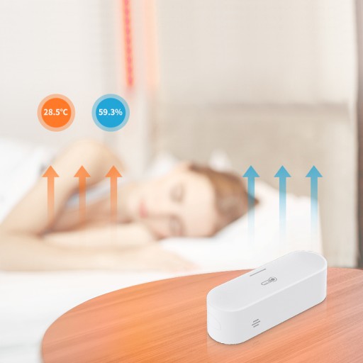 Датчик температуры и влажности ZigBee TUYA Smart Life Домашний гигрометр