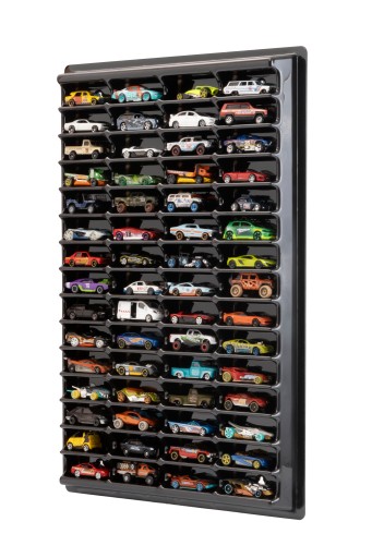 Полка для подвески машинки Hot Wheels, закрытая, черная