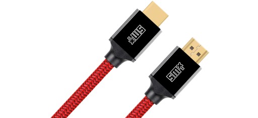 Кабель Silver Monkey X HDMI v 2.1, красная оплетка, 2 м, сертифицирован 8K 4K