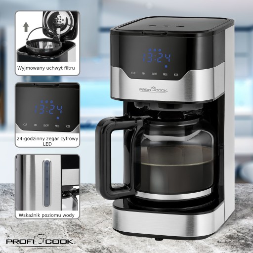 PROFICOOK PC-KA 1169 СЛИВНАЯ КОФЕМАШИНА