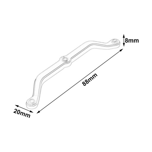 RC Steering Rack 1:18 Заменяет фиолетовую сервопривод рулевого управления RC Car.