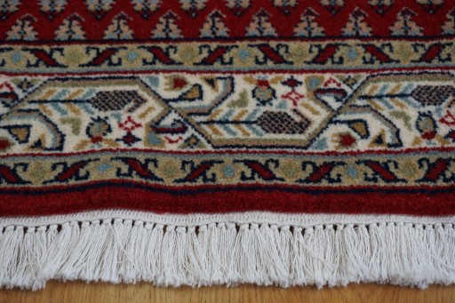 Винтажный индийский шерстяной ковер ручной вязки 151x71 no2