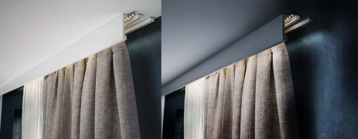 Защитная планка, закрывающая карниз, чехол 15 см.