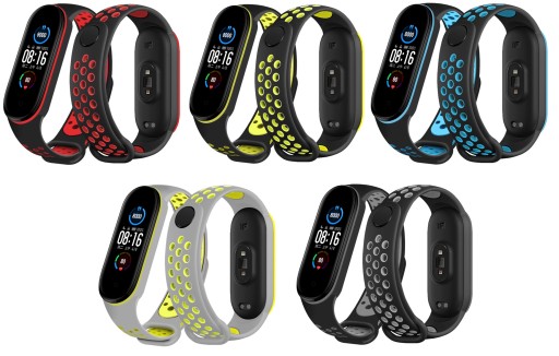 5 ремешков для XIAOMI MI BAND 5, 6, 7, ЦВЕТА РЕМЕСЛЕЙ, РЕМЕСЛЕЙ