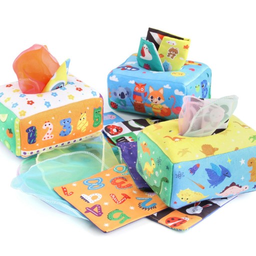 Сенсорная игрушка Pull Box для салфеток Busy Pull