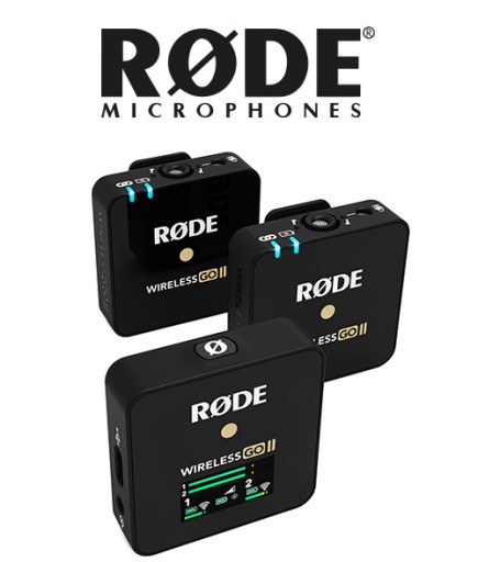 Беспроводной комплект Rode Wireless GO II + держатель для репортера Interview Go