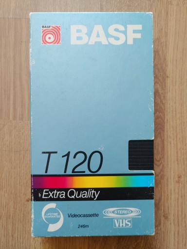 Кассета VHS BASF T120 Extra Quality 246м
