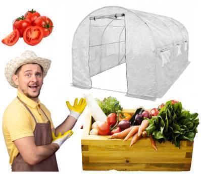 ФОЛЬГА ДЛЯ САДА ФОЛЬГА ТУННЕЛЬ 3x2 ЗАМЕНА ТУННЕЛЯ ДЛЯ ТЕПЛИЦЫ 2x3x2