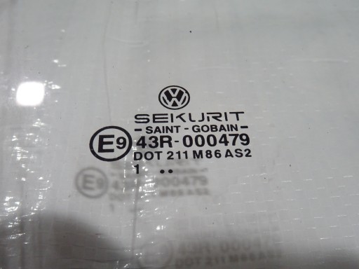 ОКНО ДВЕРИ ПЕРЕДНЯЯ ПРАВАЯ VW POLO IV 4 6Q0 01-05 3D