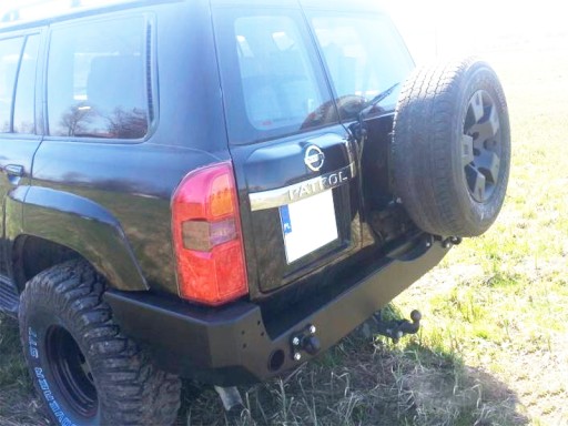 NISSAN PATROL Y61 GU4 СТАЛЬНОЙ ЗАДНИЙ БАМПЕР