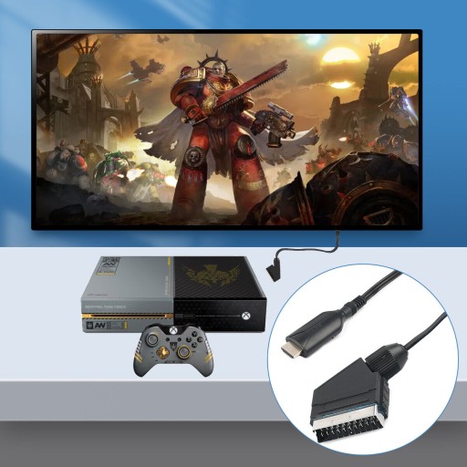 АДАПТЕР КОНВЕРТЕР HDMI В SCART ЛИНИЯ ПРЕОБРАЗОВАНИЯ ВИДЕОКАБЕЛЯ VHS DVD