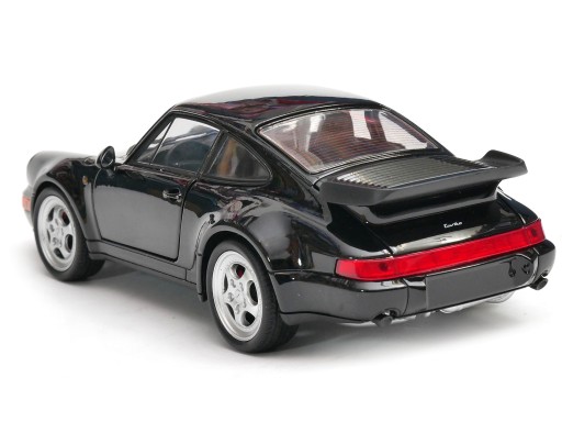 Porsche 911 3.0 1974 1:24 модель Welly 24023 черный