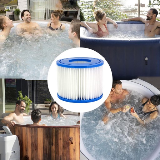 2x фильтра для насоса для бассейна JACUZZI для LAY Z SPA Bestway 60311 тип VI