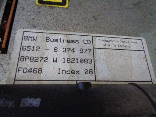 CD-READER BUSINESS CD BMW 5 E39 95-