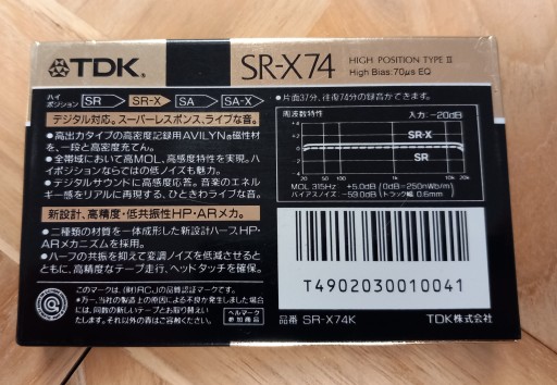 Кассета TDK SR-X 74